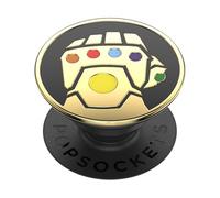 PopSockets PopGrip - Support et Grip pour Smartphone et Tablette avec un Top Interchangeable - Enamel Infinity Gauntlet