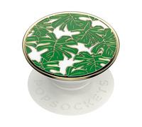 PopSockets: PopGrip - Support et Grip pour Smartphone et Tablette avec un Top Interchangeable - Enamel Monstera
