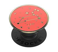 PopSockets: PopGrip - Support et Grip pour Smartphone et Tablette avec Un Top Interchangeable - Enamel Zodiac Leo