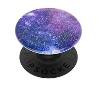 PopSockets PopGrip - Support et Grip pour Smartphone et Tablette avec un Top Interchangeable - Glitter Nebula