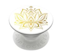 PopSockets PopGrip - Support et Grip pour Smartphone et Tablette avec Un Top Interchangeable - Golden Prana