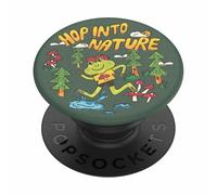 PopSockets PopGrip - Support et Grip pour Smartphone et Tablette avec Un Top Interchangeable - Hop Into Nature