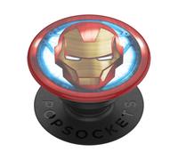 PopSockets PopGrip - Support et Grip pour Smartphone et Tablette avec un Top Interchangeable - Iron Man Gloss