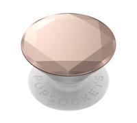 PopSockets PopGrip - Support et Grip pour Smartphone et Tablette avec un Top Interchangeable - Metallic Diamond Rose Gold