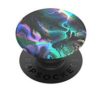PopSockets PopGrip - Support et Grip pour Smartphone et Tablette avec Un Top Interchangeable - Oil Agate