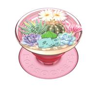 PopSockets: PopGrip - Support et Grip pour Smartphone et Tablette avec un Top Interchangeable - Pokémon - Bulbasaur Terrarium
