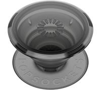 PopSockets - PopGrip support/grip smartphone/tablette - Top interchangeable - Translucent Black Smoke