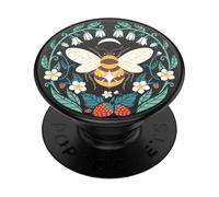 PopSockets – PopGrip Poignée extensible, dessus remplaçable, smartphones/tablettes – Bee Boho