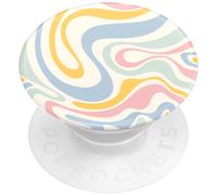 PopSockets PopSockets PopGrip Amovible Soft Waves Porte-doigt pour téléphone portable Multicolore
