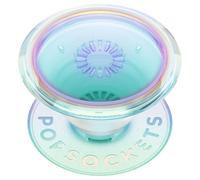 PopSockets PopSockets PopGrip Amovible Translucent Clear Iridescent Porte-doigt pour téléphone portable Transparent
