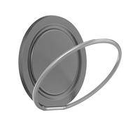 PopSockets PopSockets PopGrip Low Pro MagSafe Gunmetal Porte-doigt pour téléphone portable Gris