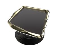 PopSockets PopSockets PopTop Enamel Obsidian Cut Porte-doigt pour téléphone portable Noir