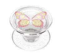 PopSockets PopSockets PopTop Glitter Sunset Mariposa Porte-doigt pour téléphone portable Multicolore