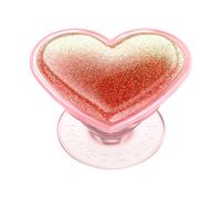 PopSockets PopSockets PopTop Squishy Tidepool Heart Pink Porte-doigt pour téléphone portable Multicolore