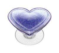 PopSockets PopSockets PopTop Tidepool Heart Lavender Porte-doigt pour téléphone portable Multicolore