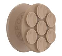PopSockets PopSockets Suck-Up Grip et Mount Ventouse MagSafe Latte Porte-doigt pour téléphone portable Marron