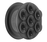 PopSockets PopSockets Suck-Up Grip et Mount Ventouse MagSafe Translucent Black Porte-doigt pour téléphone portable Noir