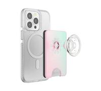 PopSockets PopWallet+ avec Un PopTop Interchangeable Intégré pour Smartphone et Tablette - Mermaid Pink