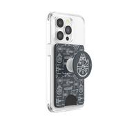 PopSockets PopWallet+ avec un PopTop Interchangeable Intégré pour Smartphone et Tablette - Millenium Falcon