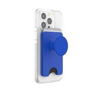 PopSockets: PopWallet+ pour MagSafe - Anneau Adaptateur pour MagSafe Inclus - Porte-Cartes avec PopTop Interchangeable Intégré pour Smartphones et Coques - Cobalt