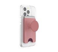 PopSockets: PopWallet+ pour MagSafe - Anneau Adaptateur pour MagSafe Inclus - Porte-Cartes avec PopTop Interchangeable Intégré pour Smartphones et Coques - Clay