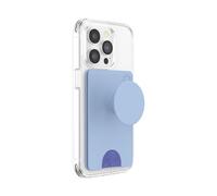 PopSockets Porte-Cartes avec poignée Extensible pour téléphone, Solide, Bleu Bleuet