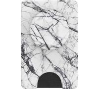 POPSOCKETS Porte-monnaie Dove White Marble Porte-monnaie mobile amovible PopWallet +