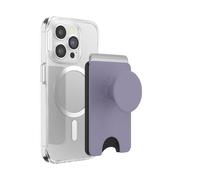 PopSockets PopWallet MagSafe – porte‑cartes avec poignée extensible – Violet crépuscule