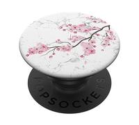 PopSockets Sakura Fleur de cerisier rose japonaise PopSockets PopGrip Interchangeable