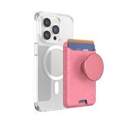 PopSockets Softgoods Portefeuille pour téléphone avec poignée Extensible et Anneau Adaptateur pour MagSafe, Porte-Cartes de téléphone, Compatible avec Chargeur sans Fil, Portefeuille Compatible avec