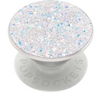 POPSOCKETS Sparkle Snow White Support pour téléphone Portable Argent, Effet Scintillant