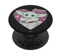 PopSockets Star Wars: The Mandalorian Valentine's Day Grogu Hearts PopSockets PopGrip Interchangeable