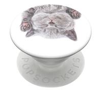 PopSockets - Support et Grip Interchangeable pour Smartphone et Tablette - Cat Nap - 800947