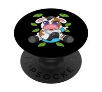 PopSockets Vache bébé animaux de la ferme mignon enfants PopSockets PopGrip Interchangeable