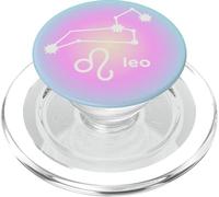 PopSockets Zodiac Poignée pour téléphone Motif Constellation du Lion PopSockets PopGrip pour MagSafe