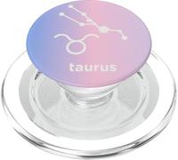 PopSockets Zodiac Poignée pour téléphone Motif Constellation du Taureau PopSockets PopGrip pour MagSafe