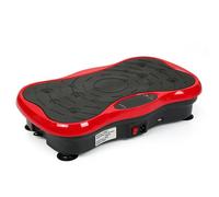 POPSPARKk Fitness Plateforme Vibrante, Surface d’entraînement antidérapante Écran LCD Télécommande Télécommande 9 Bandes d’entraînement à Modes différents Rose