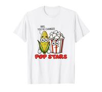 Popstars Corn and Popcorn Bro You've Changed Funny Food Pun T-Shirt