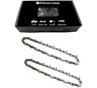 POPU-2 Pièces Saw Chaîne De La Chaîne De Scie Pour 6 Pouces Mini Chaineau Rechargeable De Poche 1/4"" 1,1 Mm 37 Tg Guide,Longueur De La Chaîne De Scie 23 Cm Convient Pour Les Arbres De Scie À Bois