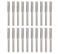 POPU-20 Pièces Affuteuse De Chaine Tronconneuse,Affûteur De Tronçonneuse Bavure Pierre À Aiguiser Limes D'Affûtage Émeri Lime À Chaîne Pour Affûtage Chaîne Eronçonneuse Et Poncer 4,8Mm
