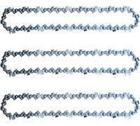 POPU-Lot De 3 Chaînes De Tronçonneuse 25 Cm 1,1 Mm 40Tg Pour Einhell Gc-Lc 18/25 Li Et Ge-Lc 18/25 Li,Compatibles Avec Husqvarna 436 Li,536 Li,536 Lixp