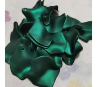 Populaire nouveau multicolore bricolage fleur forme perles bon fait à la main bijoux accessoire perles 50 pièces y12577-dark green