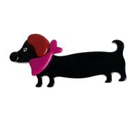 Populaire Teckel Chien Épingle à Cheveux pour Enfants Bec de Canard Clip Barrettes Latérales Broche Jolie Pince à Cheveux Cartoon Accessoire de Coiffure