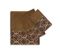 Popular Bath Bath Towels, Spindle Collection, 3-Piece Set, Gold