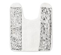 Popular Bath Sinatra Tapis Contour en Polyester Blanc