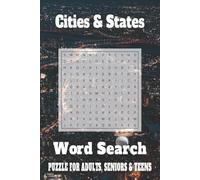 Popular Cities Word Search Puzzle Book: Word Searches with Easy to Read Print about Cities, States, Countries and More | 6x9 inches, 110 pages | 50+ ... … Gift for Vacations, Holidays and Free Times