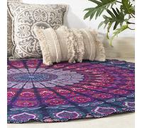 Popular DIY Indian Round Yoga Mat Mandala Round Beach Throw Tapestry Hippy Boho Gypsy Cotton Tablecloth