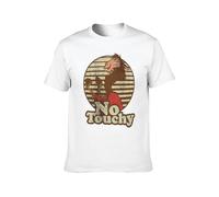 Popular Fashion Emperor New Groove Kuzco Llama No Touchy Casual Round Neck T Shirt White M