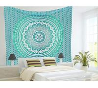 Popular Handicrafts Ombre Tapisserie Indian Mandala Wall Art, Hippie Hanging Wall, Bohemian Bedspread