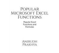 Popular Microsoft Excel Functions